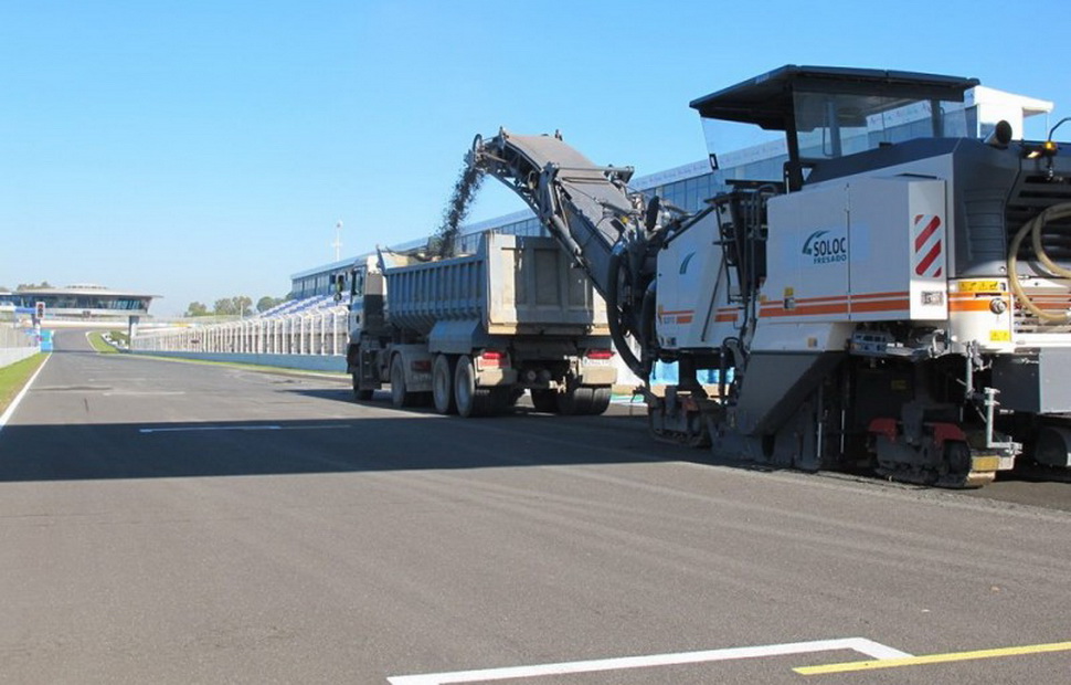 Тяжелая техника вернулась на Circuito de Jerez 8 января 2019 года