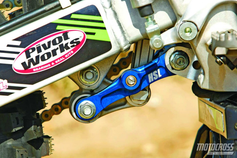 Holeshot Link Fixer на Hot Cams Kawasaki KX450F, AMA Motocross