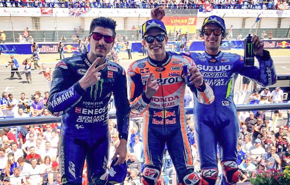 Подиум Гран-При Испании, MotoGP: Маркес, Ринс, Виньялес