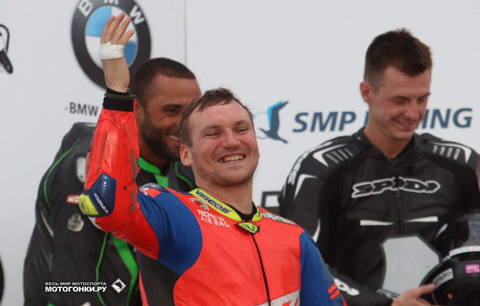 Действующий чемпион Московской области Михаил Шумилин вновь на 1-й ступеньке подиума