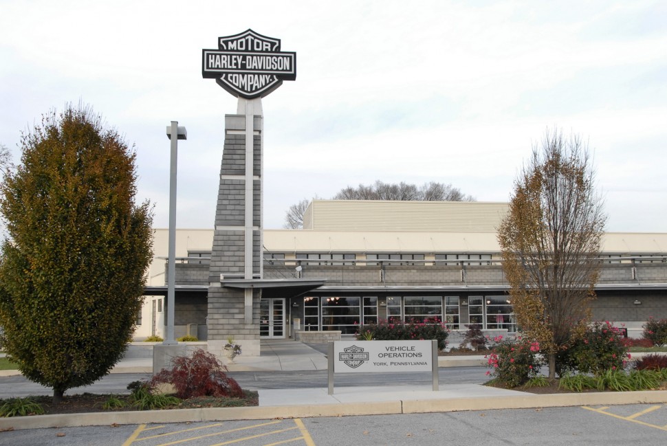 Завод Harley-Davidson в Йорке, штат Пенсильвания