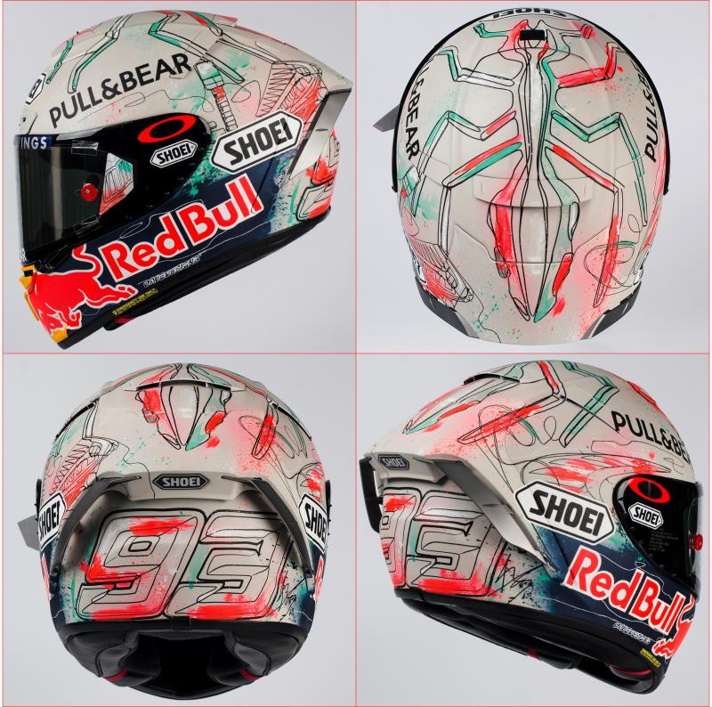 Особый шлем Марка Маркес для Гран-При Каталонии 2019 года