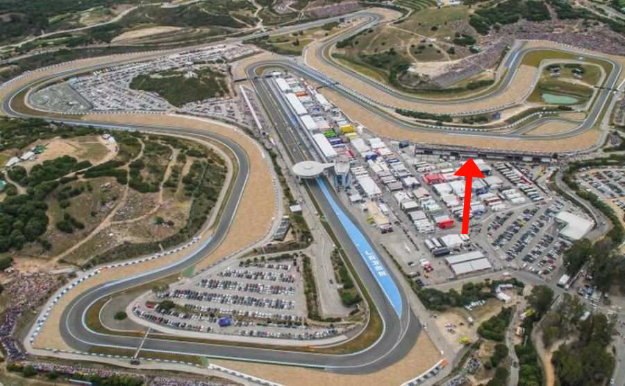 Circuito de Jerez: трибуна X-1