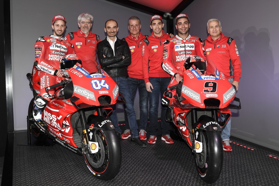 Ducati Factory Team 2019: Андреа Довициозо и Данило Петруччи