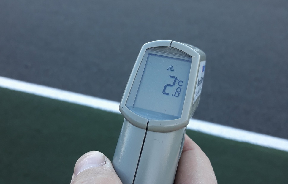 Перед началом FP3 в Валенсии термометры показывали по-настоящему зимнюю температуру