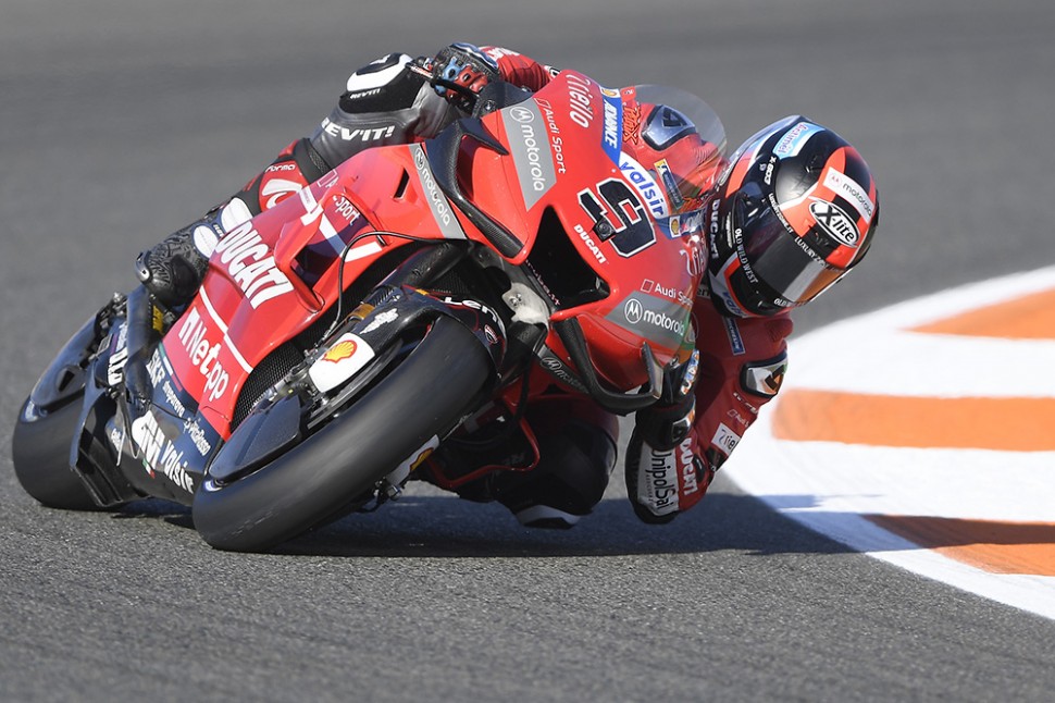 Петруччи стал вторым - после Миллера - пилотом Ducati по итогам трех практик в Валенсии