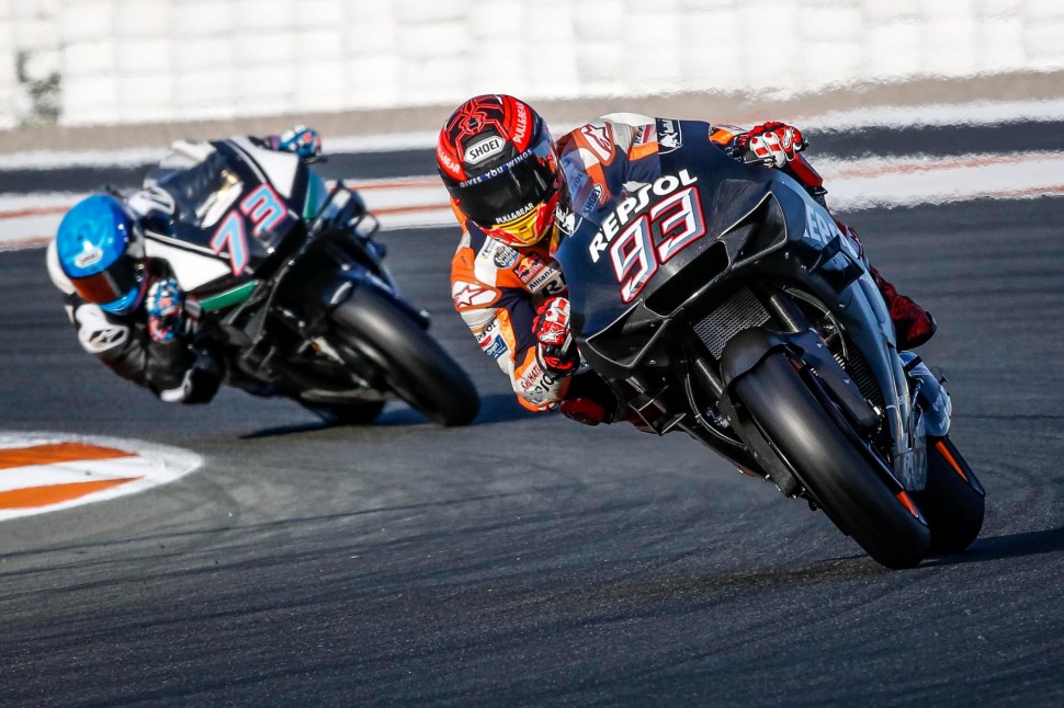 Repsol Honda - команда Маркесов на тестах IRTA MotoGP в Валенсии