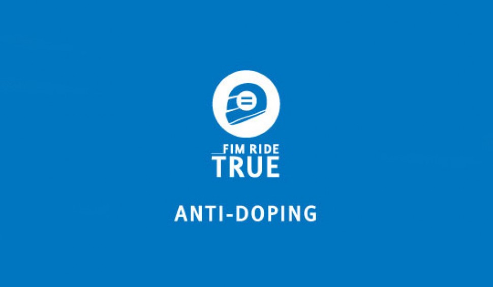 Антидопинговая программа FIM Ride True, логотип 2019 года