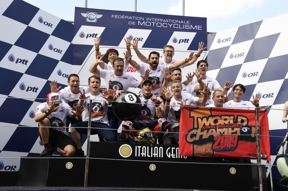 Марк Маркес принес Honda 6-й титул MotoGP и Triple Crown в 2019 году