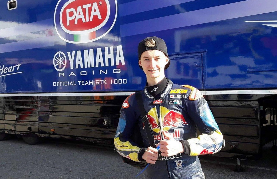 Никита Калинин показал высокий потенциал на тестах WorldSSP300 и был взят в заводскую команду Yamaha bLU cRU