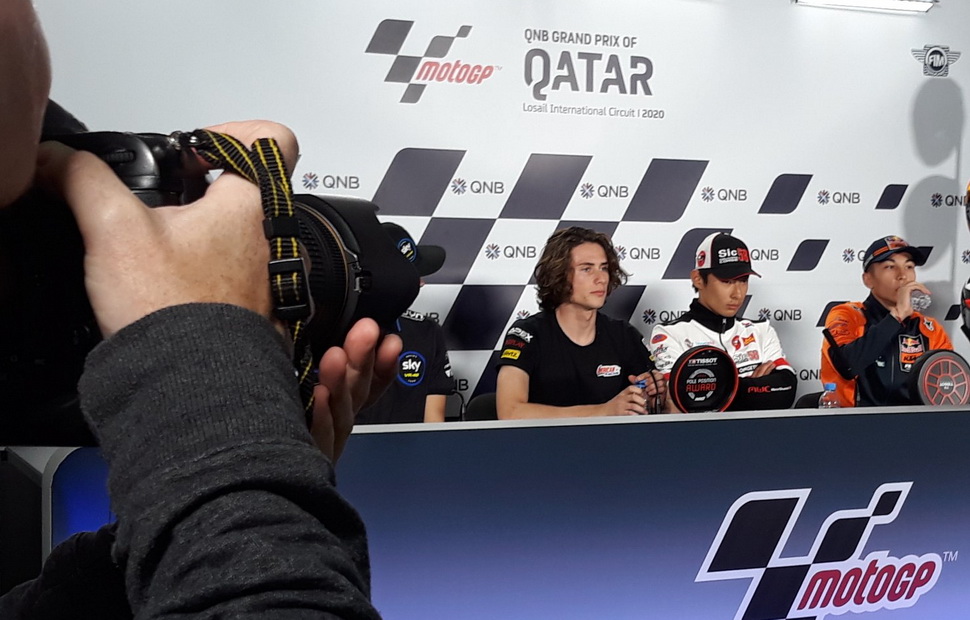 Пресс-конференция Moto2 в центре внимания в Катаре