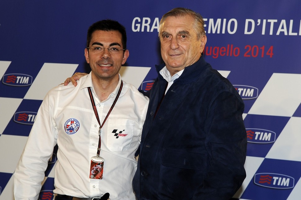 Миккеле Заза и основатель Мобильной Клиники MotoGP - Доктор Клаудио Коста