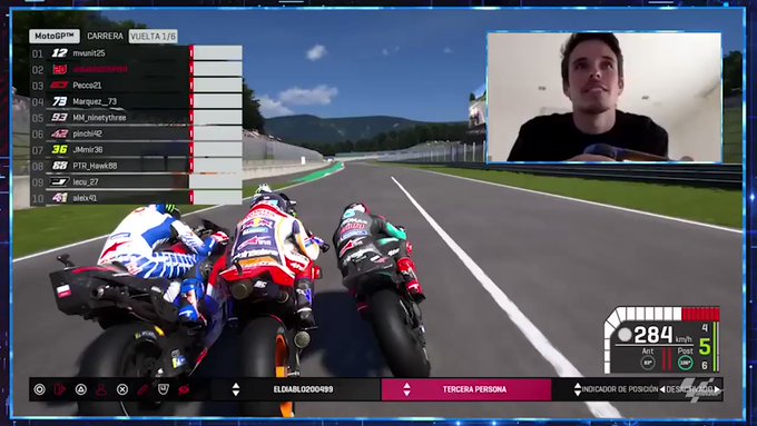 Старт MotoGP Virtual Race, Mugello