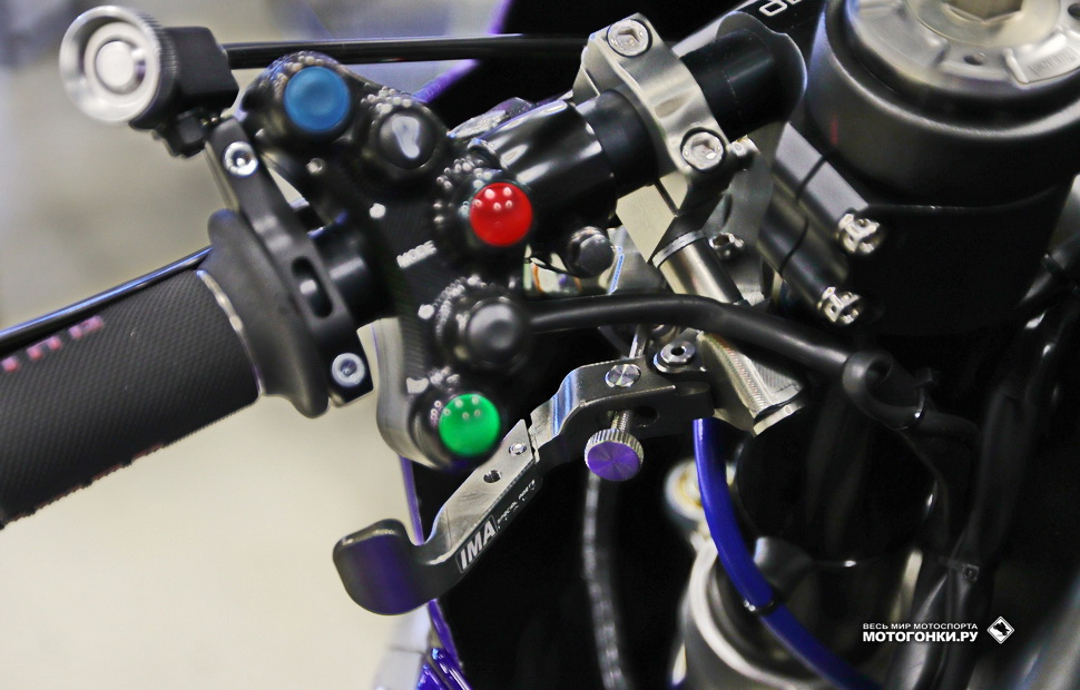 Дублер заднего тормоза на руле Motorrika Yamaha YZF-R1 (2020)