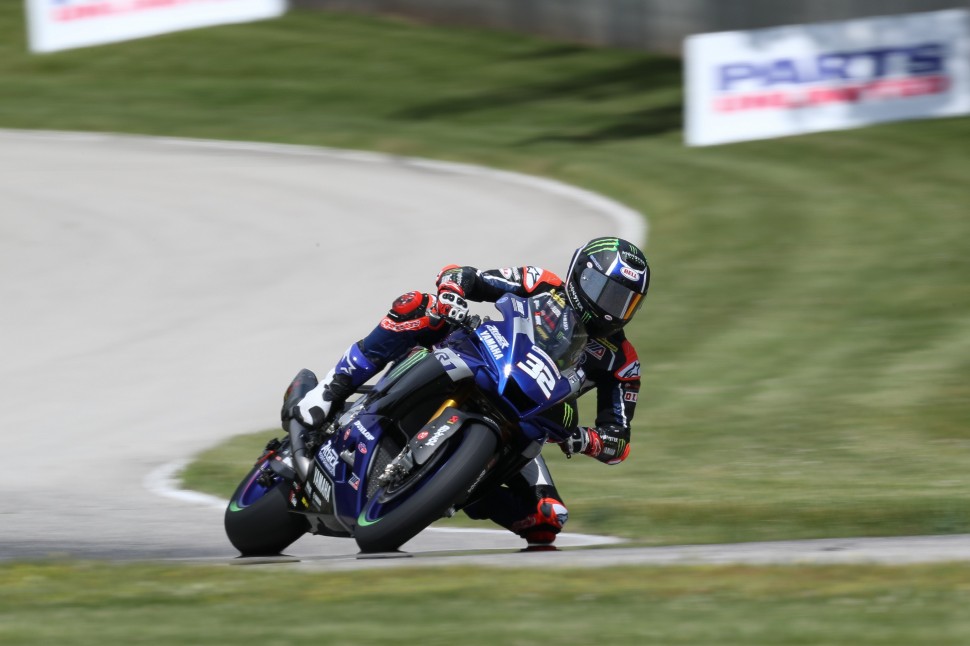Джейк Ганье, второй пилот Monster Energy Attack Performance Yamaha - на подиуме - и 2-й в чемпионате MotoAmerica