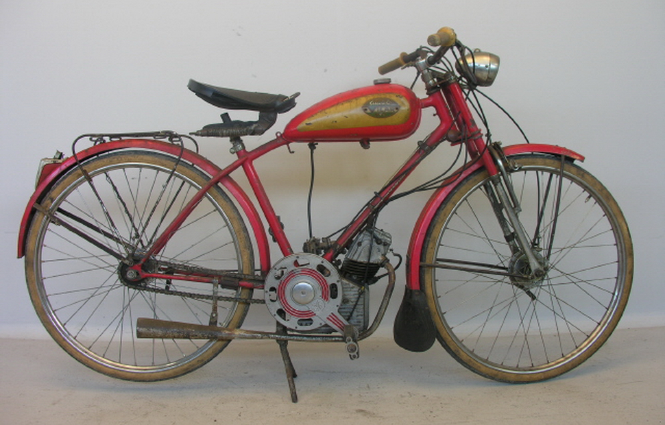 Первый мотовело Ducati Cucciolo (1950)