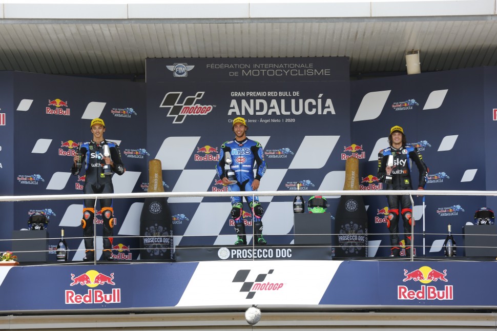 Подиум Гран-При Андалусии, Moto2