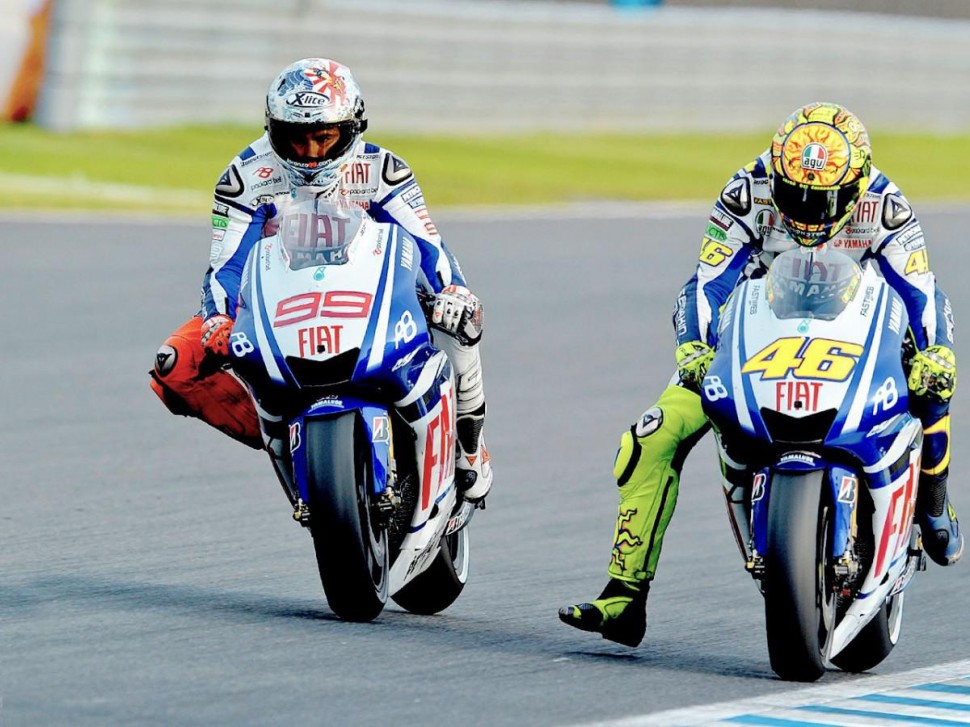 Большая битва Лоренцо и Росси на Гран-При Японии 2009 года