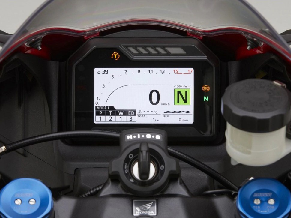Honda CBR600RR (2021): цветная контрольная панель, как на Fireblade