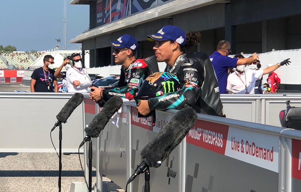 Напарники по Petronas Yamaha SRT - Куартараро и Морбиделли снова на первой линии