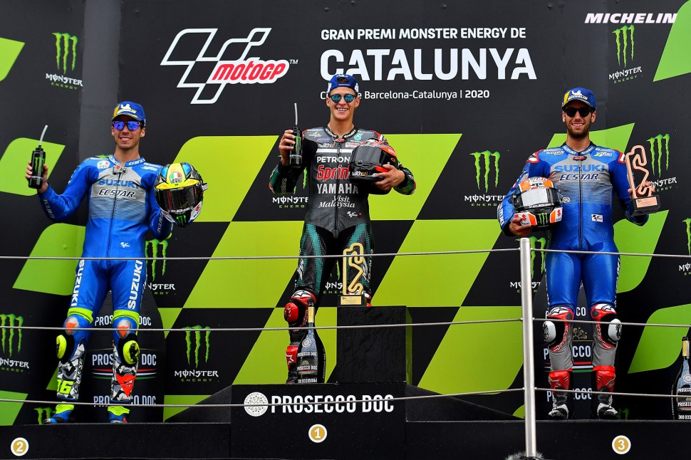 Подиум Гран-При Каталонии, MotoGP 2020