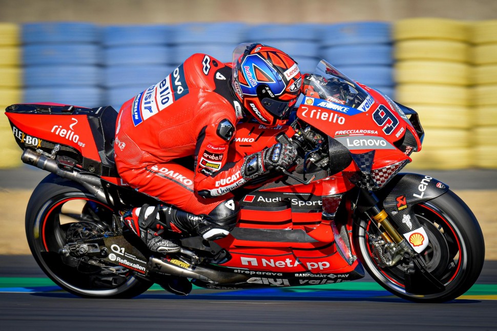 Данило Петруччи из всех Ducati показал лучший прогресс, но Миллер все равно чуть быстрее