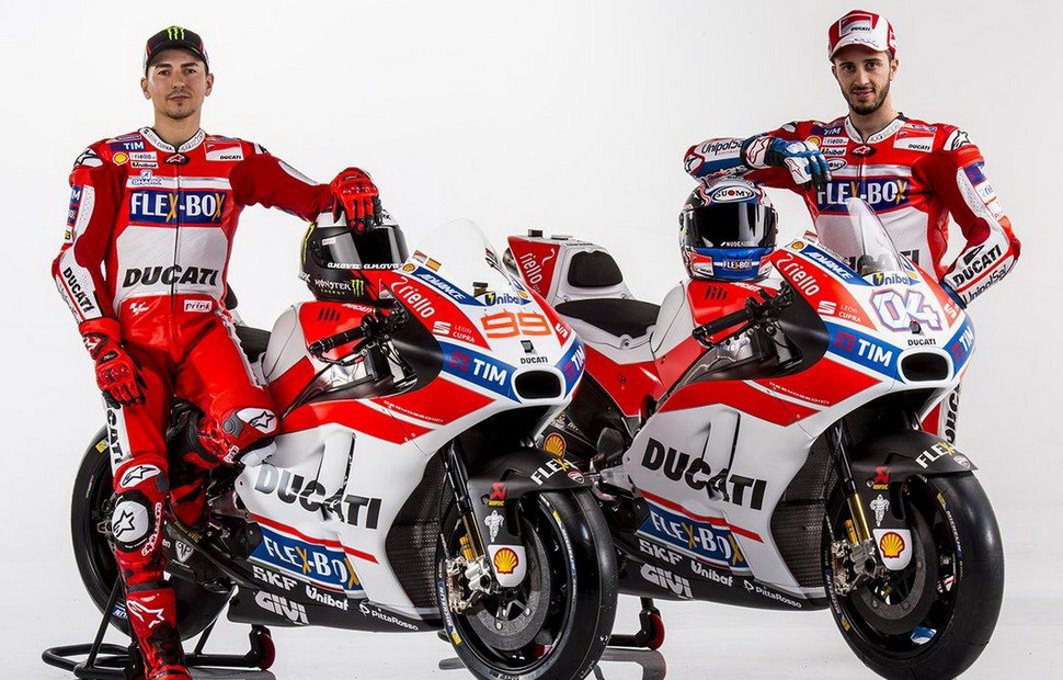 Хорхе Лоренцо и Андреа Довициозо в Team Ducati 2017-2018