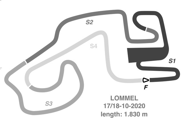 Схема трассы Stedelijk Motorcrossterrein Lommel vzw в Ломмеле