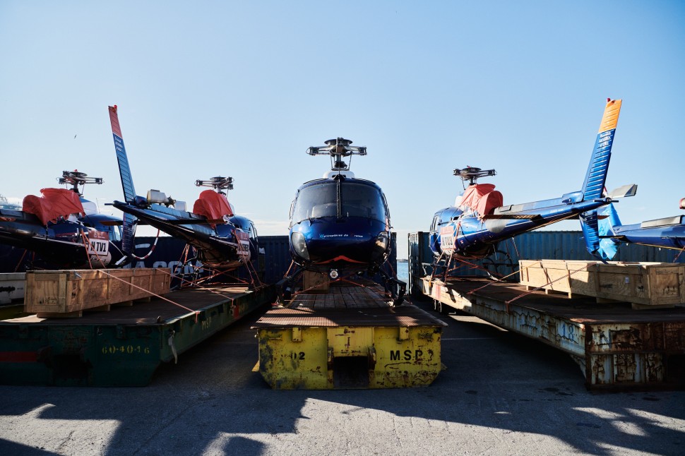 Вертолеты технической поддержки ралли-марафона Дакар