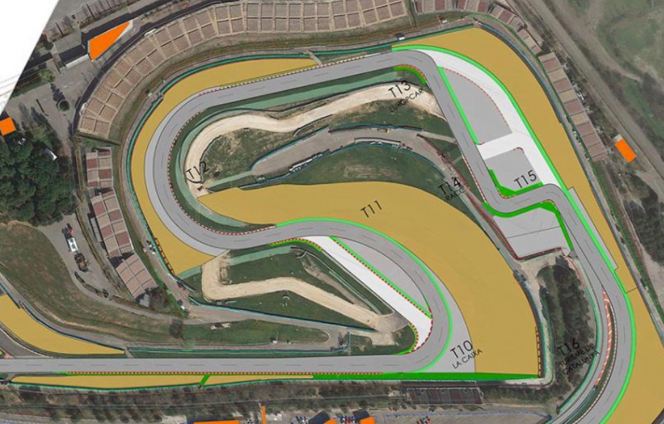 Проект правок в 10-м повороте Circuit de Barcelona-Catalunya