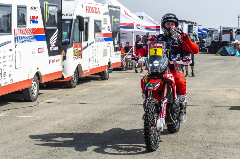 Действующий чемпион Дакара - Рики Брабек, Monster Energy Honda Team