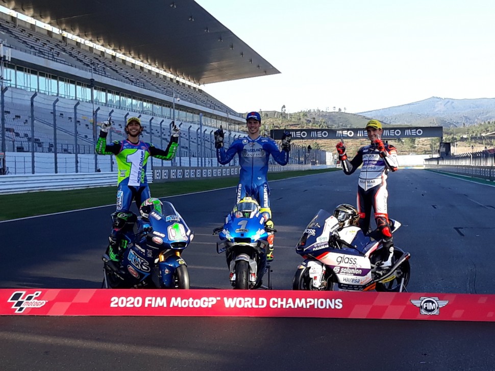 Чемпионы мира MotoGP, Moto2 и Moto3 2020 года