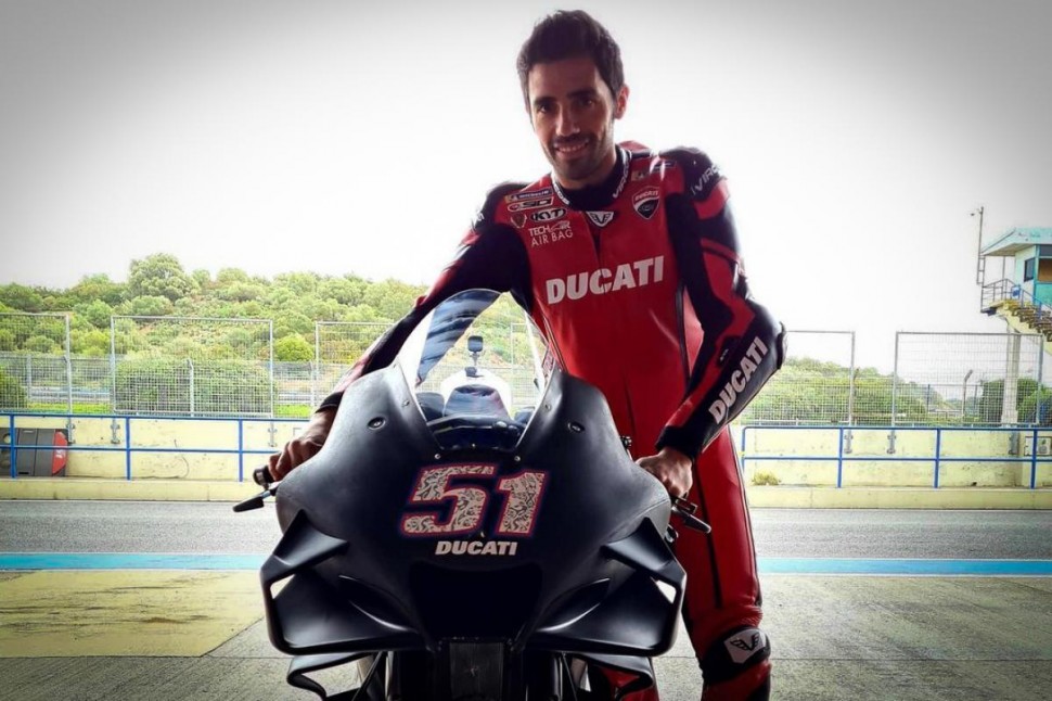 Миккеле Пирро протестировал обновленный Ducati Desmosedici GP21 в Хересе