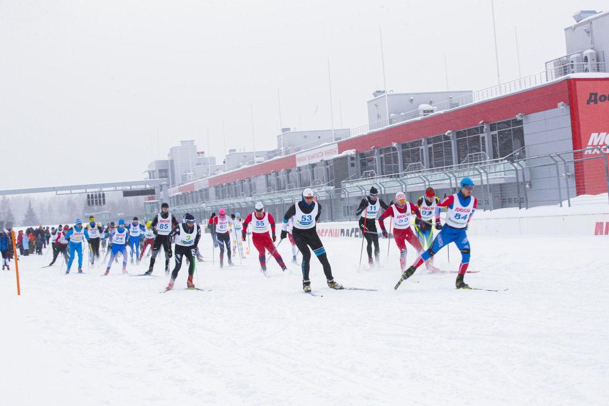Лыжная гонка на Moscow Raceway