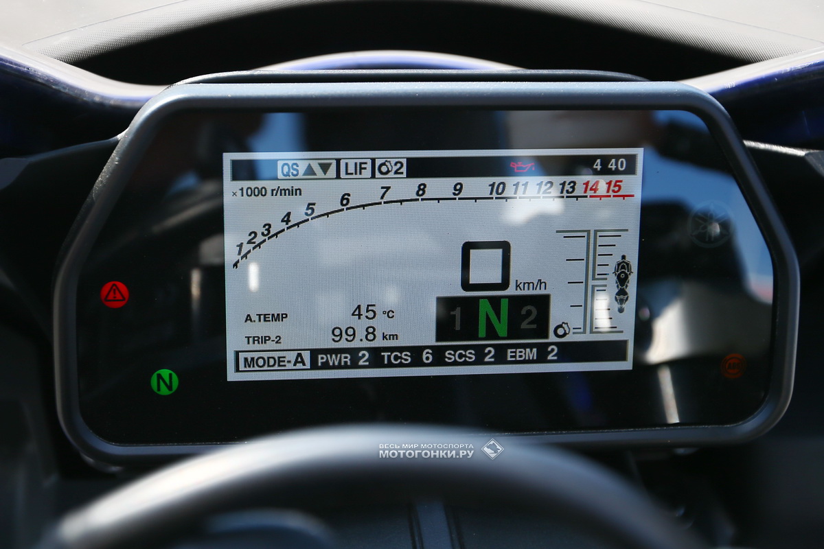 Контрольная панель Yamaha YZF-R1 (2020)