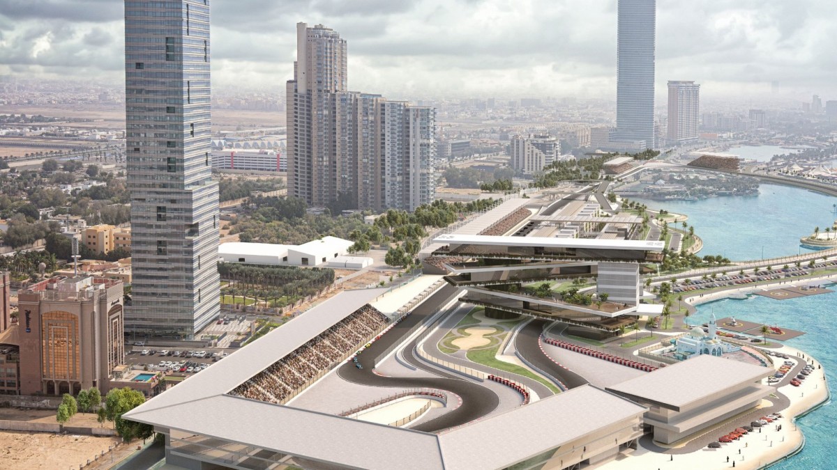 Новый вид на Джидду: гоночная трасса Формулы-1 и MotoGP в центре города - проект самого ближайшего времени
