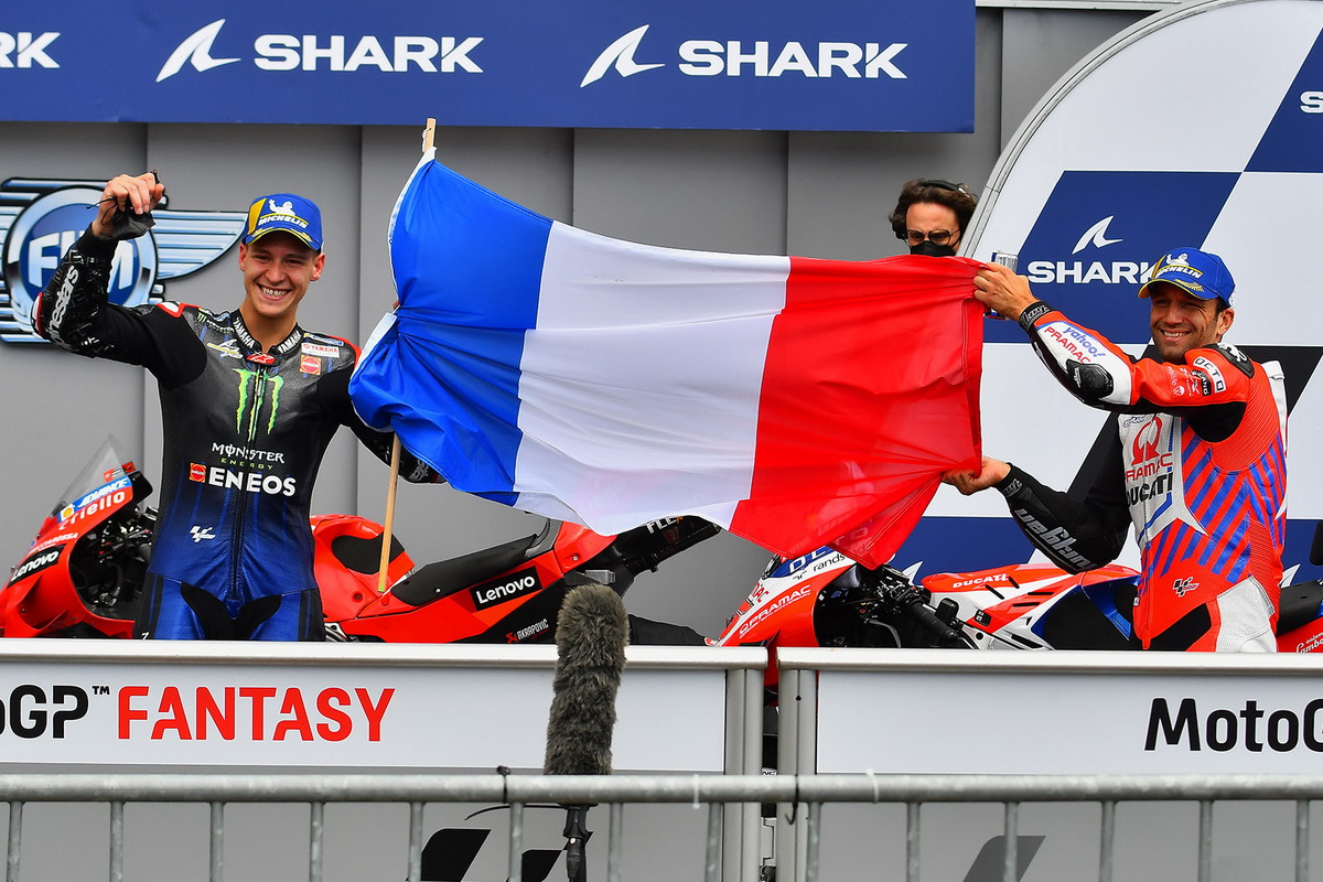 Фабио Куартараро и Жоан Зарко - два француза вновь на подиуме MotoGP