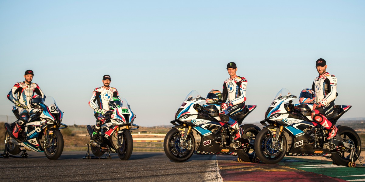Четверка пилотов BMW Motorrad в World Superbike: первый день завершился не так радужно, как хотелось бы