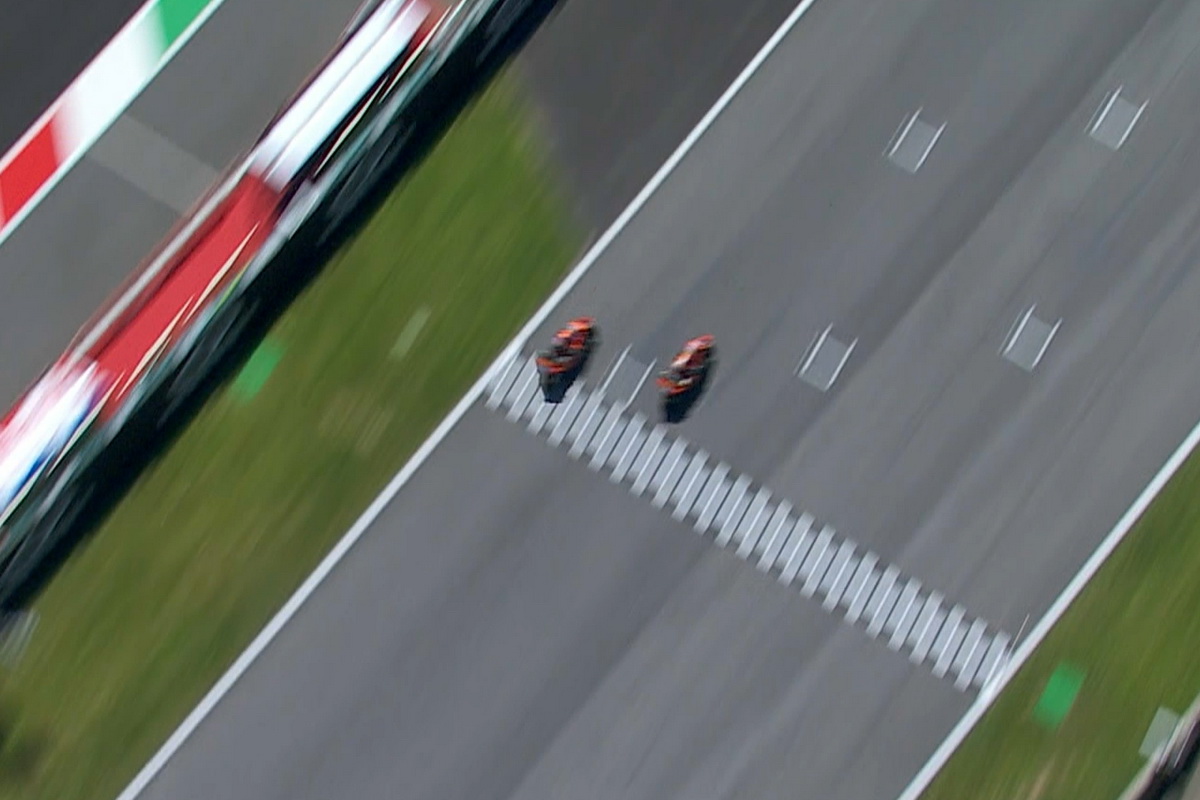 0.014 секунды разделили напарников Red Bull KTM Ajo на финише Гран-При Италии