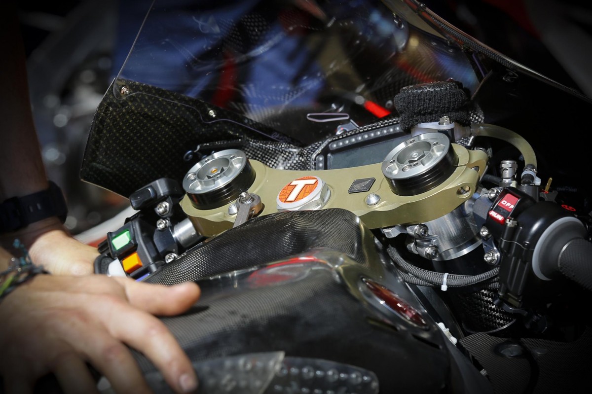 Кокпит обновленного Honda RC213V