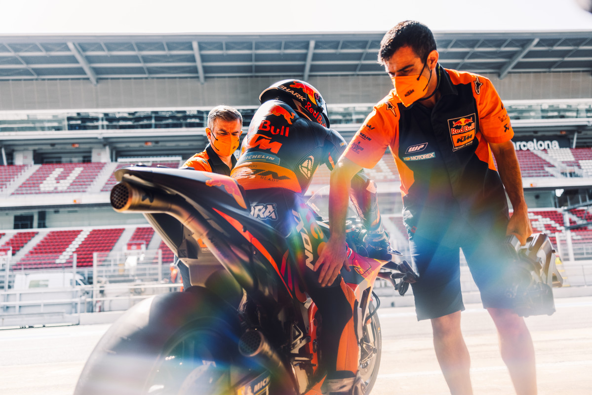 KTM на тестах IRTA MotoGP в Барселоне