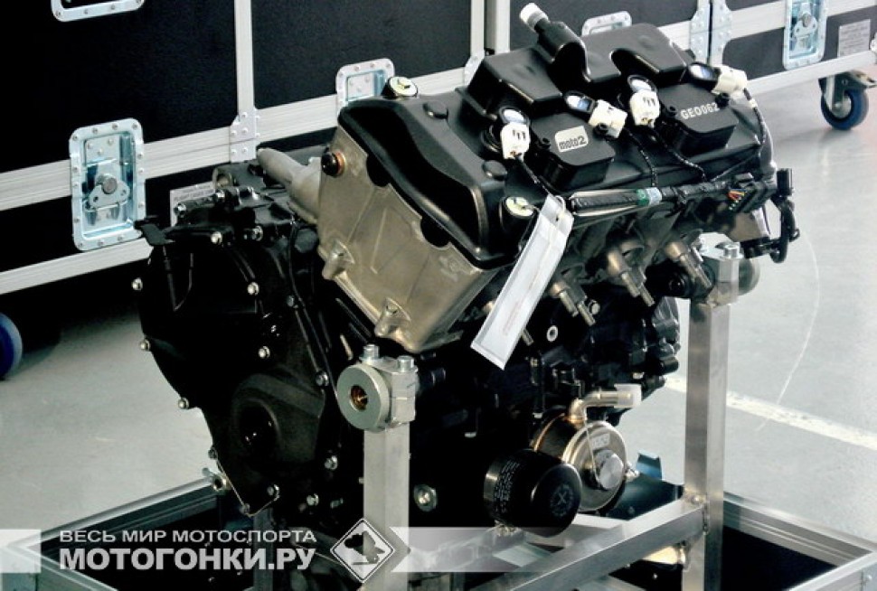 Двигатель Honda CBR600RR, подготовленный Geo Technoligy для Moto2