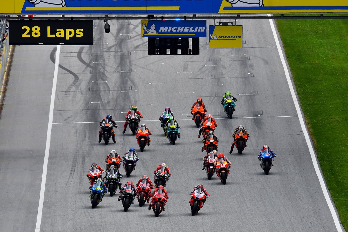 Первый старт Гран-При Штирии MotoGP