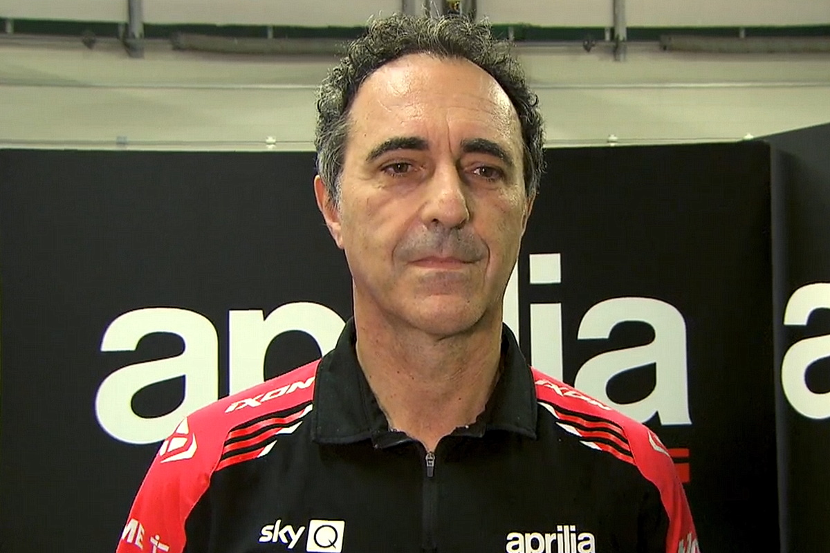 Романо Альбезиано, технический директор Aprilia Racing