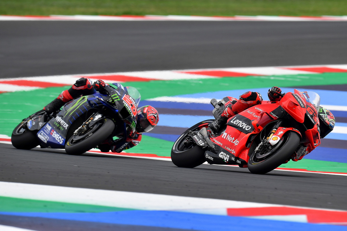 Пекко Баньяя против Фабио Куартараро - Ducati против Yamaha: последние 4 этапа MotoGP гарантируют жаркие дуэли!