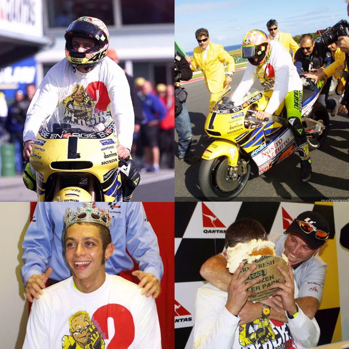 Коронация по-итальянски: Валентино Росси выиграл свой первый титул MotoGP 14 октября 2001