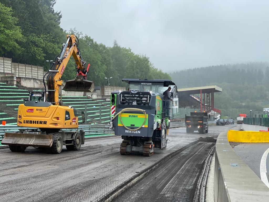 Circuit de Spa-Francorchamps потребовал большого ремонта после затопления летом 2021 года