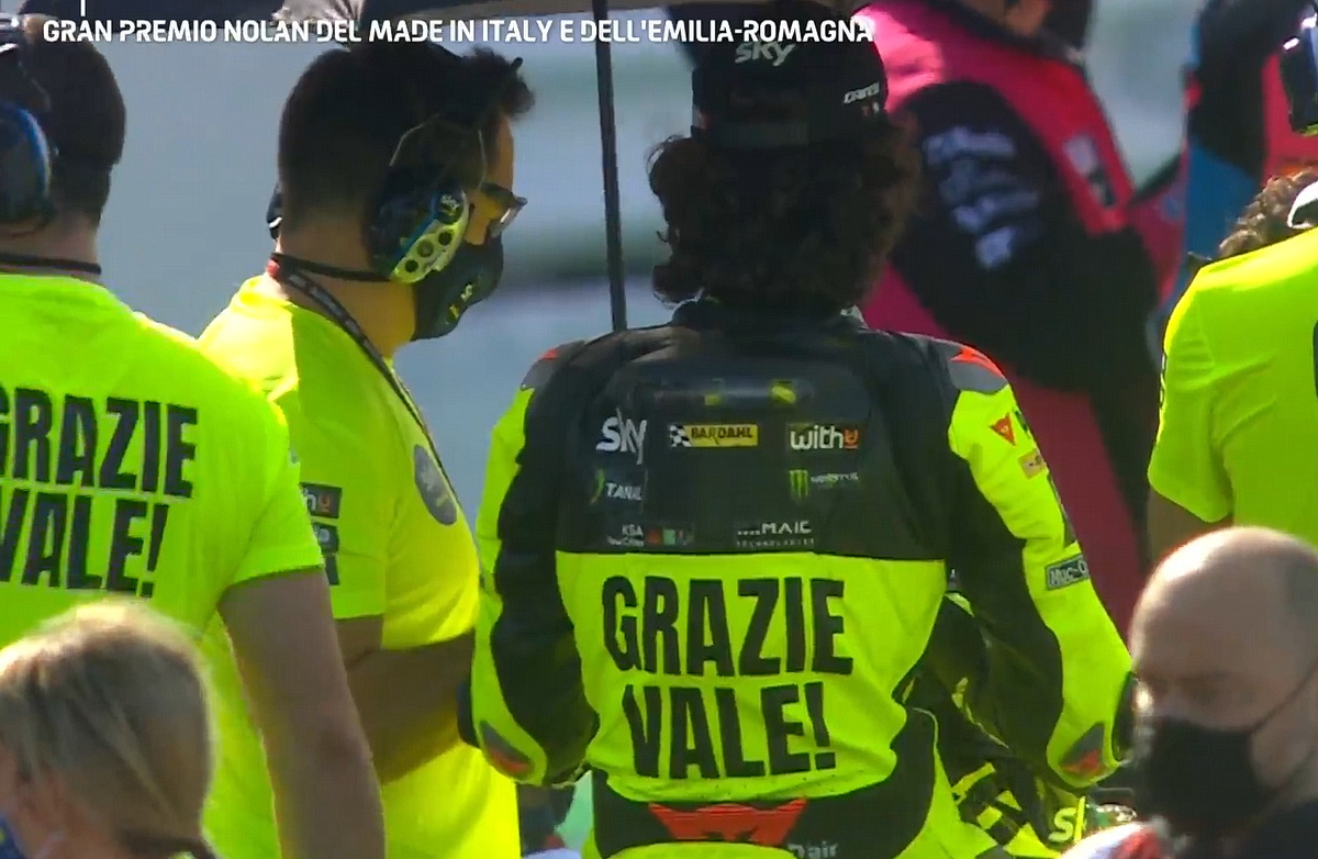 Челестино Виетти, Sky Racing Team VR46 в особой ливрее Grazie Vale!