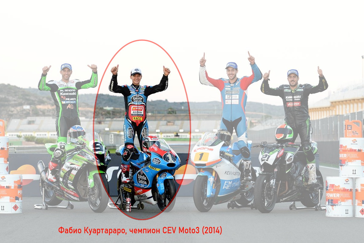 Титул чемпиона CEV Moto3 стал пропуском для Куартараро в мир MotoGP в возрасте 15 лет