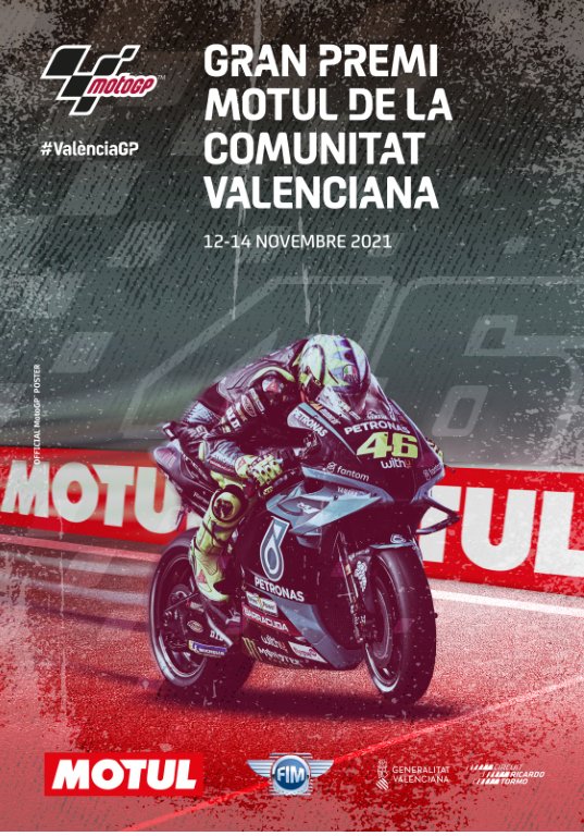 Афиша Гран-При Валенсии MotoGP 2021 года